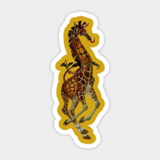 "Giraffe" Oliver Grimley Fine Art Sticker